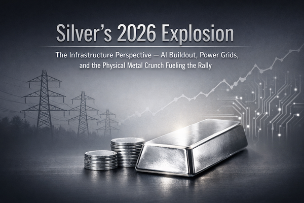 Silver’s 2026 Explosion: The Infrastructure Perspective – AI Buildout, Power Grids, and the Physical Metal Crunch Fueling the Rally